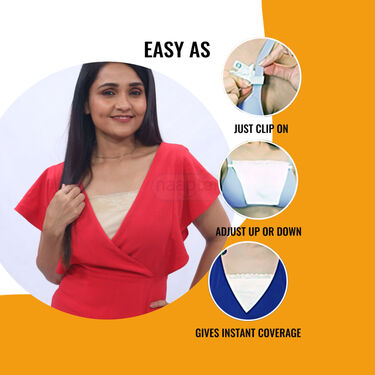 Pack of 3 Instant coverage Clip On Mock Camisoles (GA1)