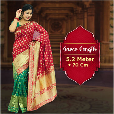 Pick Any 1 Banarasi Jacquard Saree with Blouse Piece (BJS-1)