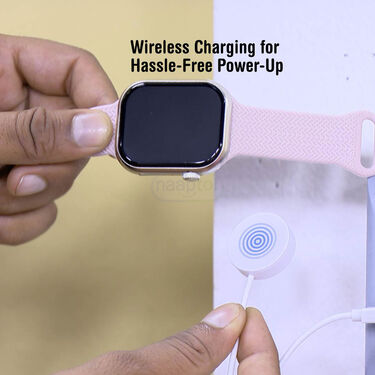 Super Big Full Screen Bluetooth Calling Smart Watch + FREE Single BT Headset + Mobile Stand + Extra Watch Strap (SBM)