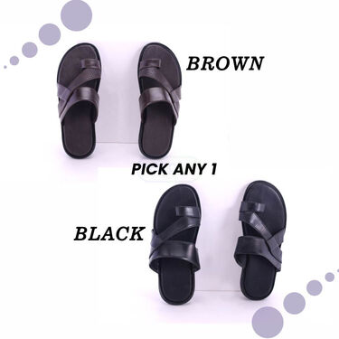 Leatherite Sandals With Free Trimmer (SDC11)