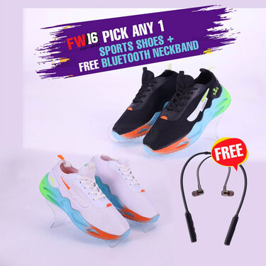 Pick Anyone Sports shoe With Free Neckband Earphone (SSC21)