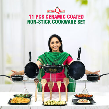 11 Pcs Ceramic Coated Nonstick Cookware Set (11CCNC1)