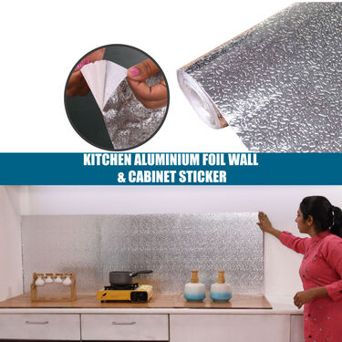 Kitchen Aluminium Foil Wall & Cabinet Sticker (KDW2)