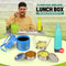 3 Layer Steel Insulated lunch Box With Free Insulated Water Bottle (3LSTFB)