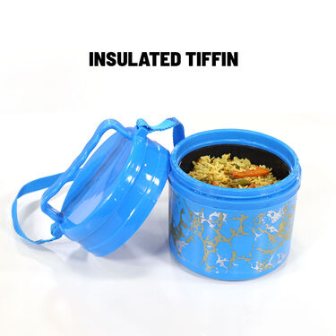 3 Layer Steel Insulated lunch Box With Free Insulated Water Bottle (3LSTFB)