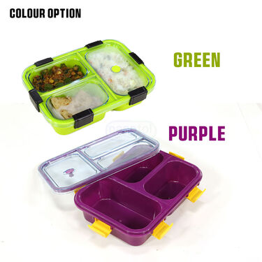 3 Compartment Lunch Box - Buy 1 Get 1 Free (3CLB1)