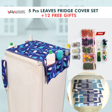 5 Pcs Leaves Fridge Cover Set + 12 Free Gifts (5FC2)