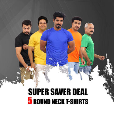 Pack of 5 Round Neck T-shirts (5RTS1)