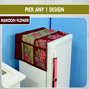 7 Pcs Royal Fridge Cover Set + 14 Free Gifts