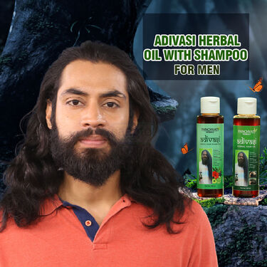 Adivasi Hair Oil With Shampoo For Men