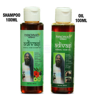 Adivasi Hair Oil With Shampoo For Men