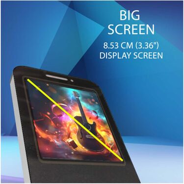 Big Screen Super Big Battery Designer Dual Sim Mobile + FREE Wireless Bluetooth Earpod with Charging Case and Inbuilt Powerbank (K999M10)
