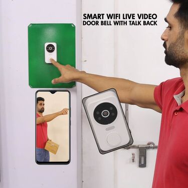 Smart Wifi Live video door bell with talk back  (CCTV9)