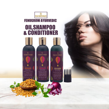 Ayurvedic Oil Shampoo & Conditioner For Hair Strength & Volume For Women (FHFTW)