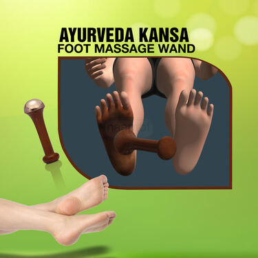 Ayurveda Kansa Foot Massage Wand (HE05)