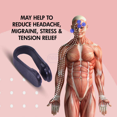 Headache & Migraine Pain Relief Acupressure Clip Point - Buy 1 Get 1 Free (HE15)