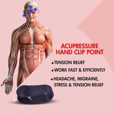 Headache & Migraine Pain Relief Acupressure Clip Point - Buy 1 Get 1 Free (HE15)