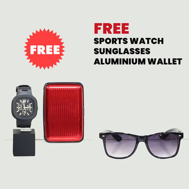 Leatherite Sandals Pick Any 1 + Free Sports Watch + Sunglasses + Aluminium Wallet (SW59)