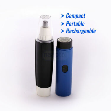 Painless Nose & Ear Hair Trimmer + FREE Rechargeable Mens Hair Shaver (NHC5)