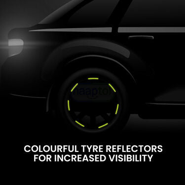 Day & Night Vision Wrap Around Goggles With Colorful Tyre Reflectors (NVTR)