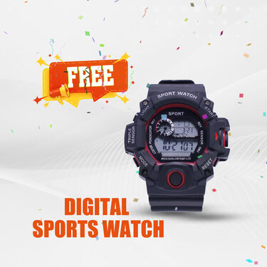 Day & Night Vision Wrap Around Goggles With Free Sports Digital Watch (NVW2)