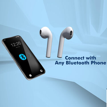 Wireless Bluetooth Earpods with Charging Case + 5200 mAh Pocket Powerbank + Free Mobile Stand + Free Stylish Watch (PB10)