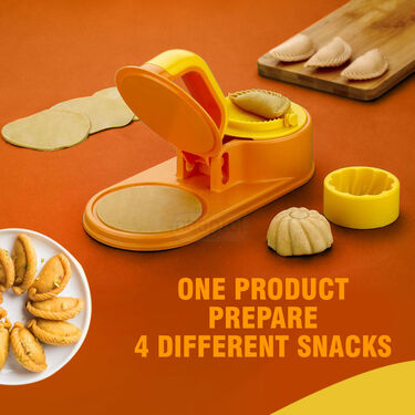 4 in 1 Puri Kachori & Gujiya & Momo-Modak Maker (PKG11)