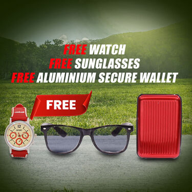 Pack Of 2 Mens Sandals + Free Watch Sunglasses & Wallet (SW81)