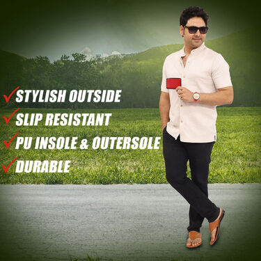 Pack Of 2 Mens Sandals + Free Watch Sunglasses & Wallet (SW81)