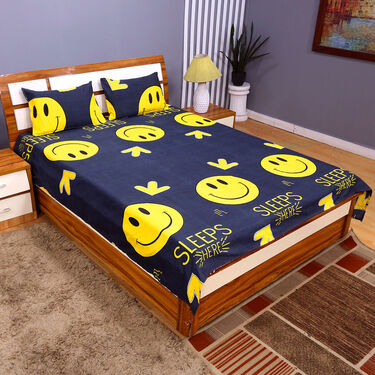 Pack of 8 Happy Home Collection Double Bedsheets Set (8BS47)