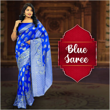 Pick Any 1 Banarasi Jacquard Saree with Blouse Piece (BJS-1)