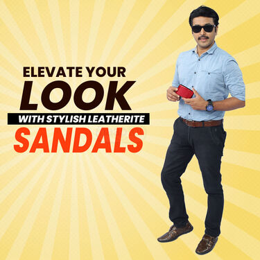 Pick Any 1 Stylish Leatherite Sandal + FREE Sunglasses + Watch + Wallet (SDC2)