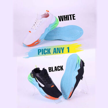 Pick Anyone Sports shoe With Free  Neckband Earphone (SSC21)