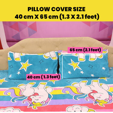 Waterproof Double Bed Sheet With 2 Pillow Cover (DBS4)