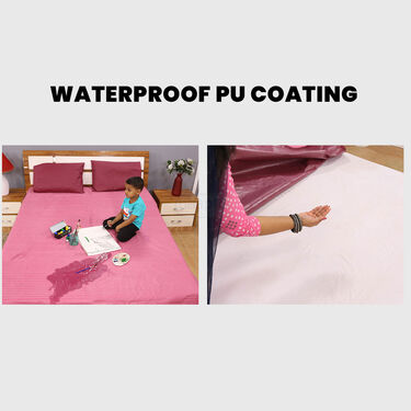 Water Proof Double Mattress Protector Sheet with 2 Pillow Protector Free (DMP8)