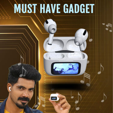 Wireless Bluetooth earpods with inbuilt Touch screen (TWS44)